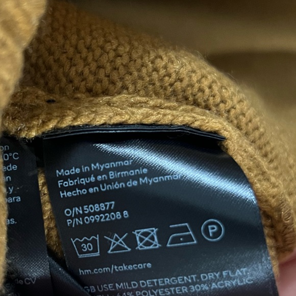 NEW H&M Womens turtle neck knit top size:L - Picture 2 of 5